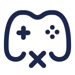 Gamepad No Charge SVG Icon